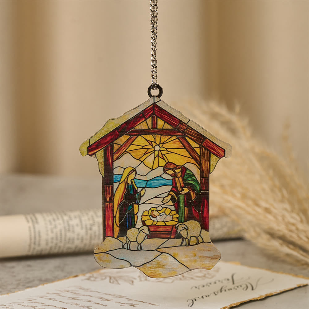 Christliche Krippenfigur „Leitlicht“ von Christianartworkshop: Tragbare Erinnerung an die Gnade der Weihnachtszeit - C - 30 cm - image 4