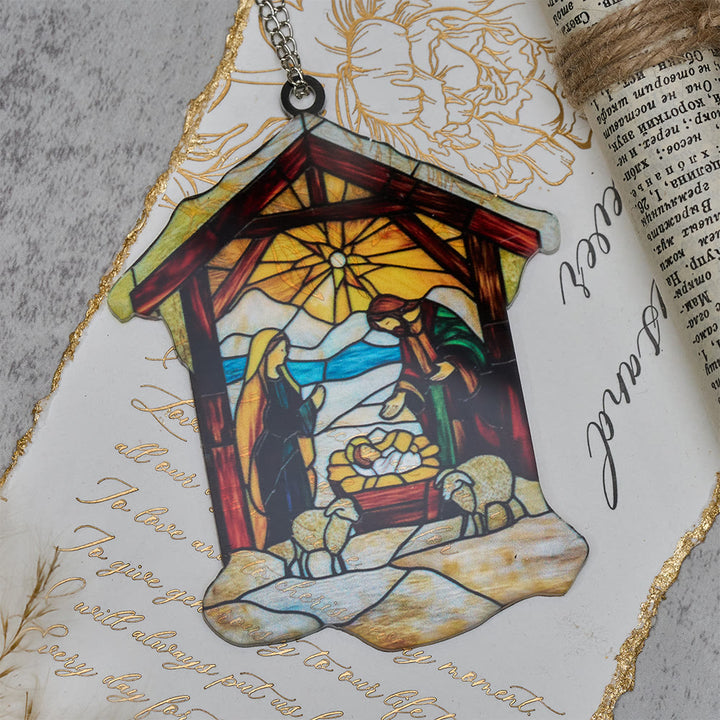 Christliche Krippenfigur „Leitlicht“ von Christianartworkshop: Tragbare Erinnerung an die Gnade der Weihnachtszeit - image 5