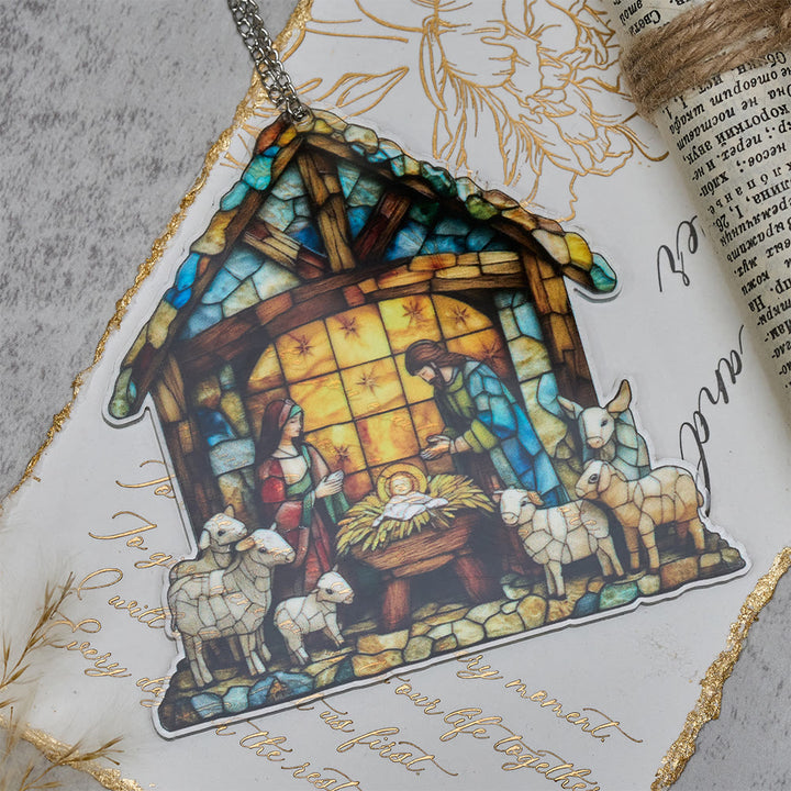 Christliche Krippenfigur „Leitlicht“ von Christianartworkshop: Tragbare Erinnerung an die Gnade der Weihnachtszeit - image 1
