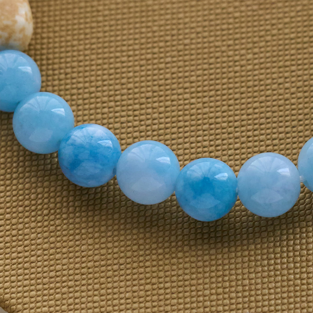 Christianartworkshop Handgefertigtes Armband mit blauem Perlen-Eisbärenkreuz: Rettet unsere Eisbären! - image 6