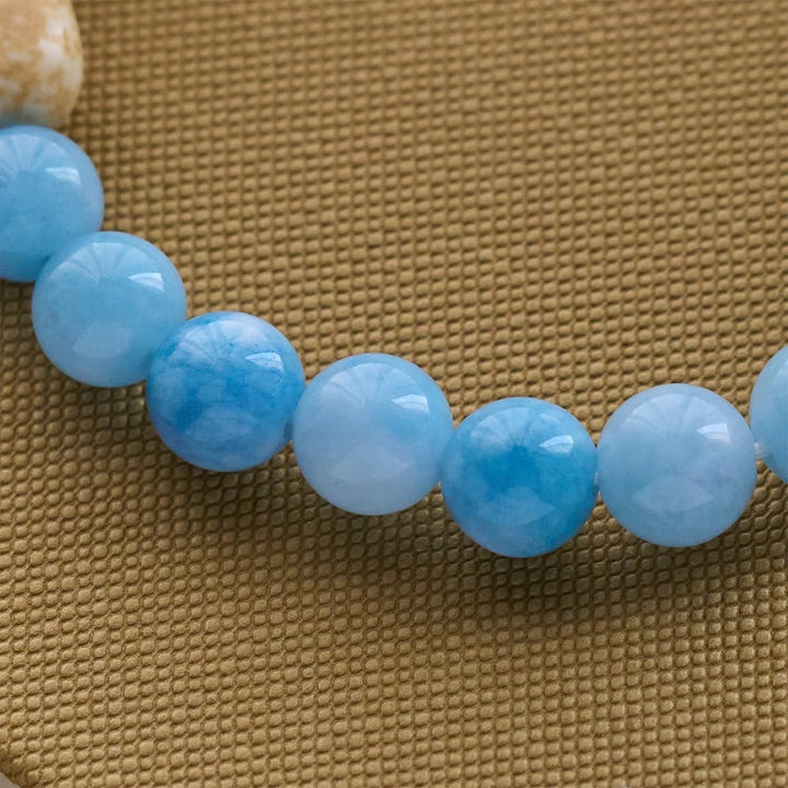 Christianartworkshop Handgefertigtes Armband mit blauem Perlen-Eisbärenkreuz: Rettet unsere Eisbären! - image 6