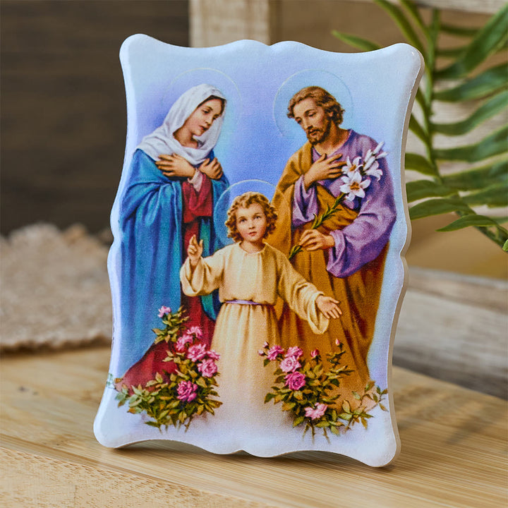 Christianartworkshop Lebendige Keramikfigur der Heiligen Familie: Ein Symbol familiärer Liebe und Gnade - Heilige Familie - image 0