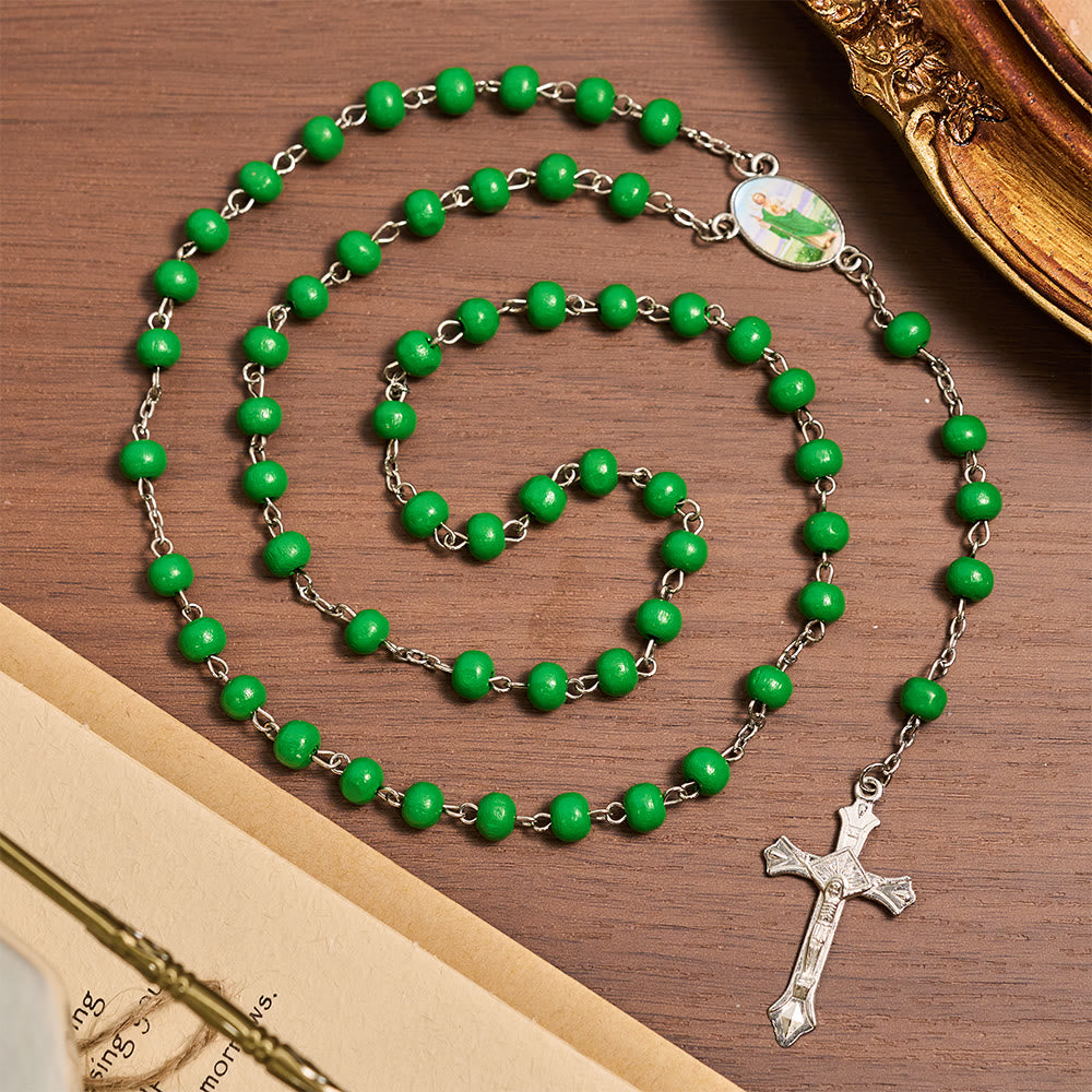 Christianartworkshop Rosenkranz aus duftendem Holz des Heiligen Judas: Verkörperung von Glaube und duftender Andacht - image 3