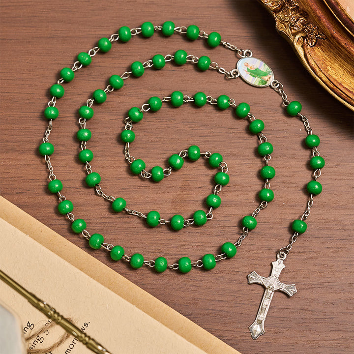 Christianartworkshop Rosenkranz aus duftendem Holz des Heiligen Judas: Verkörperung von Glaube und duftender Andacht - image 3