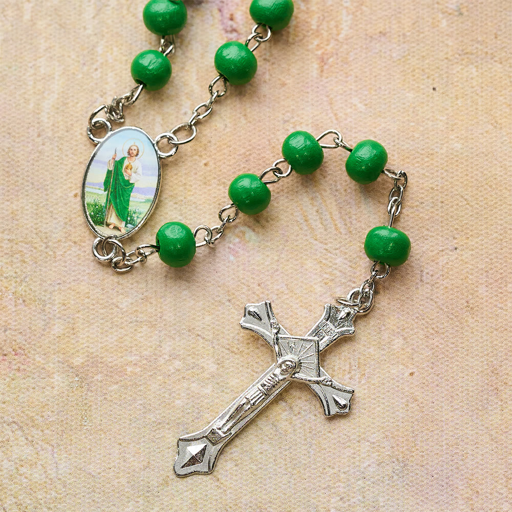 Christianartworkshop Rosenkranz aus duftendem Holz des Heiligen Judas: Verkörperung von Glaube und duftender Andacht - image 5