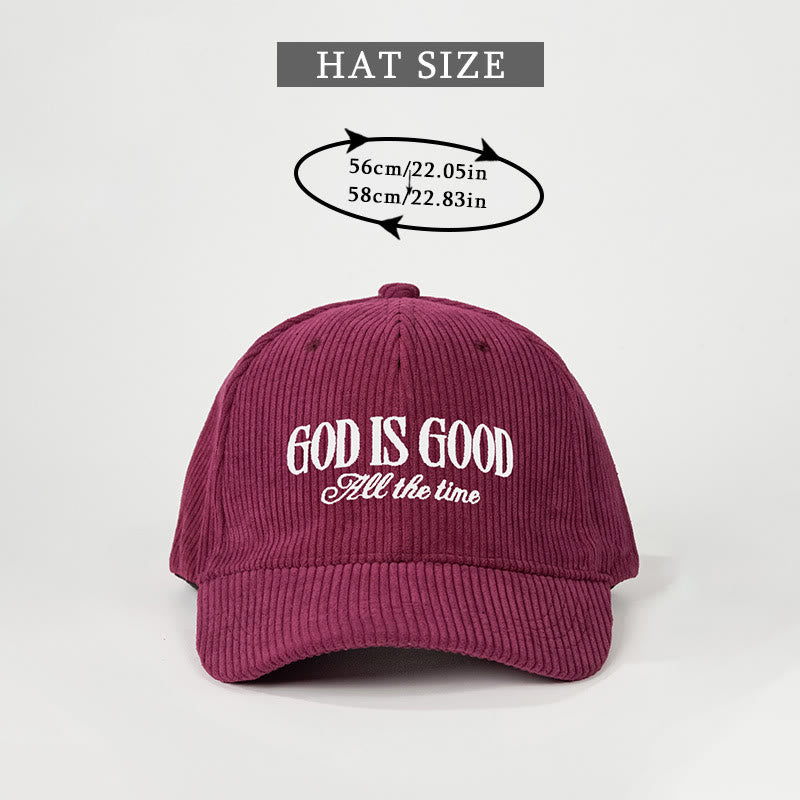 Christianartworkshop Cord-Kappe „Gott ist gut“: Eine tägliche Erinnerung an seine beständige Güte - image 1