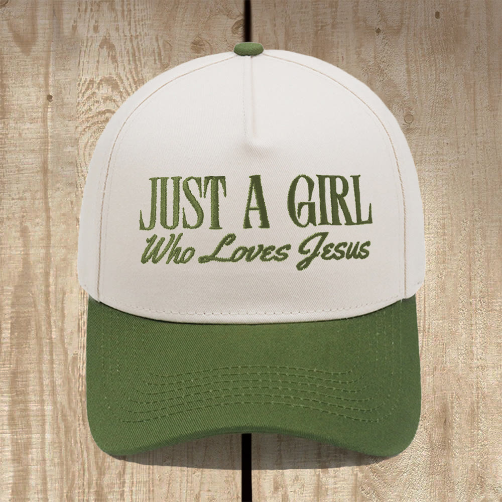 Christianartworkshop „Just A Girl Who Loves Jesus“ Baseballkappe mit Struktur: Zeigen Sie Ihre Hingabe mit Stolz - Dunkelgrün - image 11