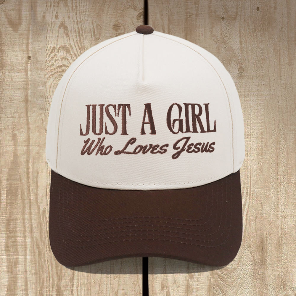 Christianartworkshop „Just A Girl Who Loves Jesus“ Baseballkappe mit Struktur: Zeigen Sie Ihre Hingabe mit Stolz - Kaffee - image 10