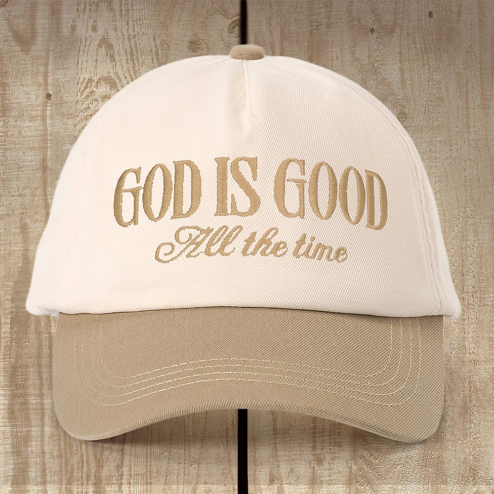 Christianartworkshop Kappe mit der Aufschrift „Gott ist gut“: Ein durchdachtes Geschenk für jeden Gläubigen - Khaki - image 5