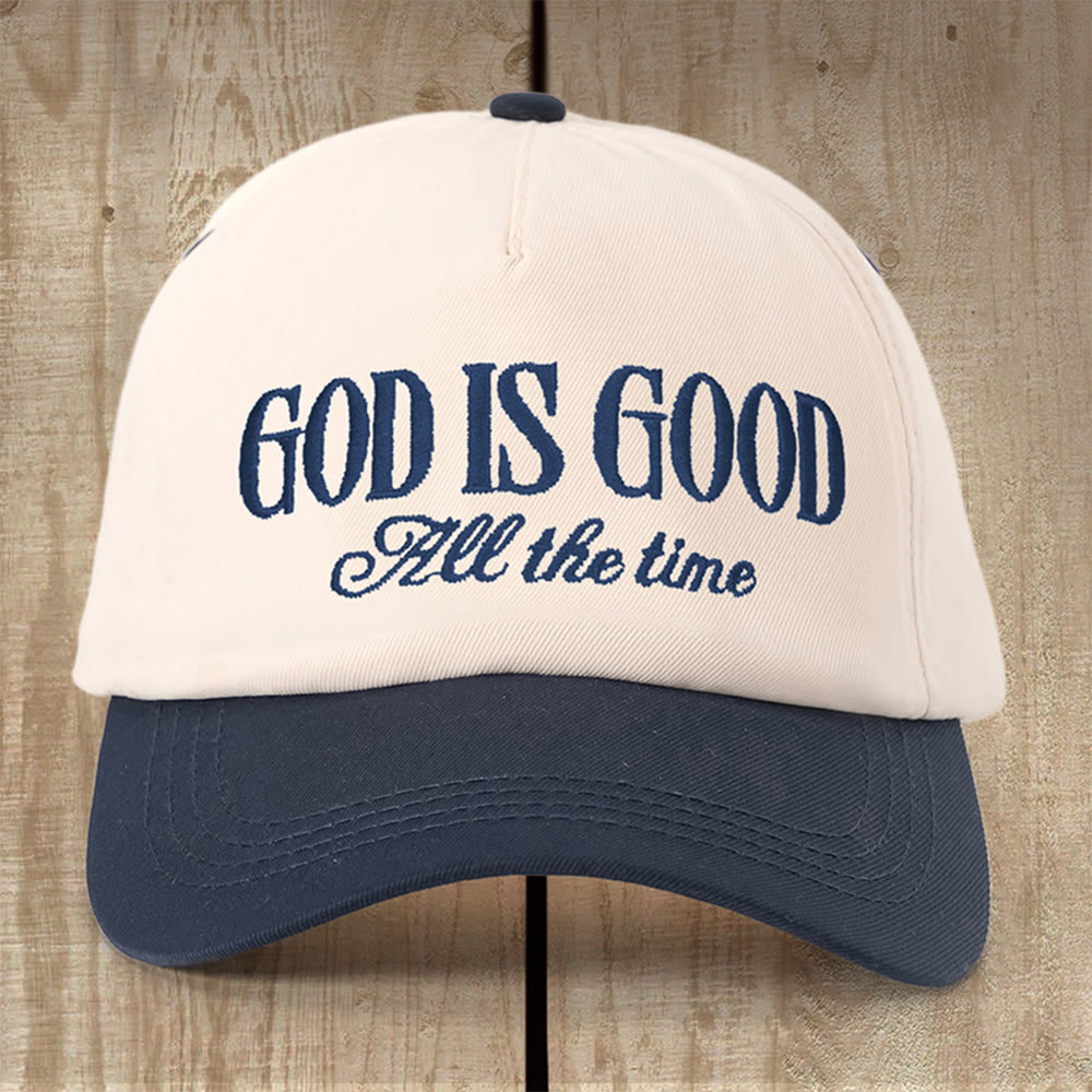 Christianartworkshop Kappe mit der Aufschrift „Gott ist gut“: Ein durchdachtes Geschenk für jeden Gläubigen - Marineblau - image 6