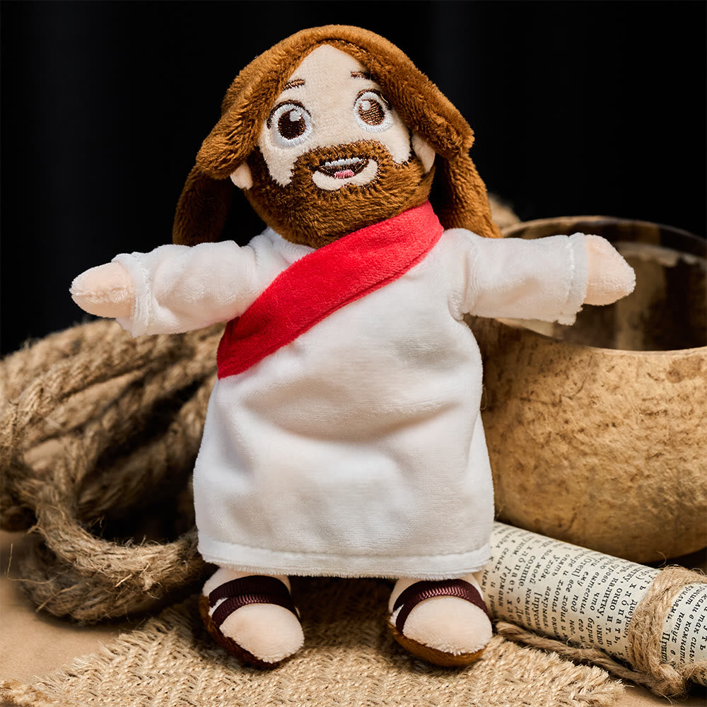 Christianartworkshop Kuschelige Jesus-Plüschpuppe: Verkörpert göttliche Liebe und zärtlichen Trost. - image 4