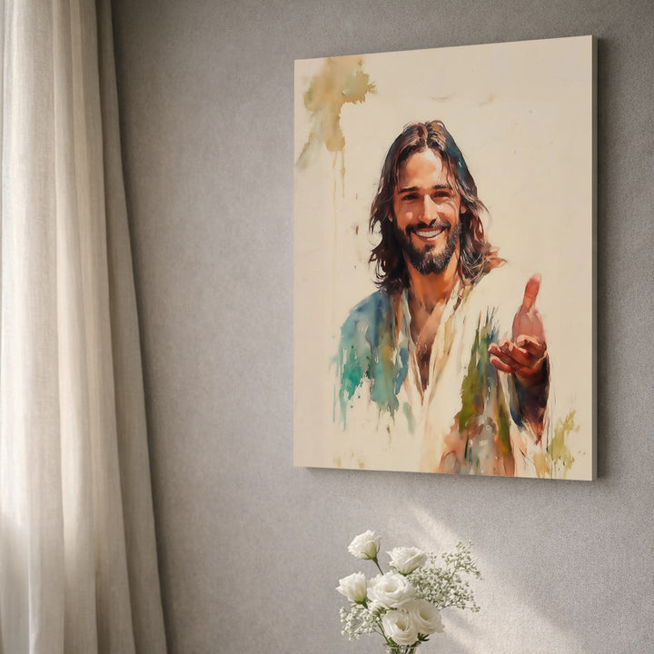 Christianartworkshop Wandbilder mit Jesu ausgestreckter Hand: Ein Symbol seiner einladenden Gnade - image 3