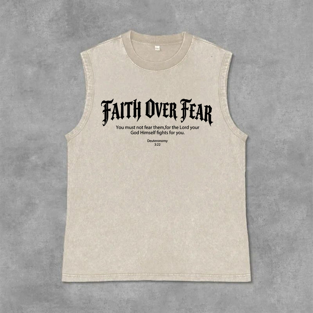 Christianartworkshop Glaube statt Angst Dornenkrone Unisex-Tanktop - image 29