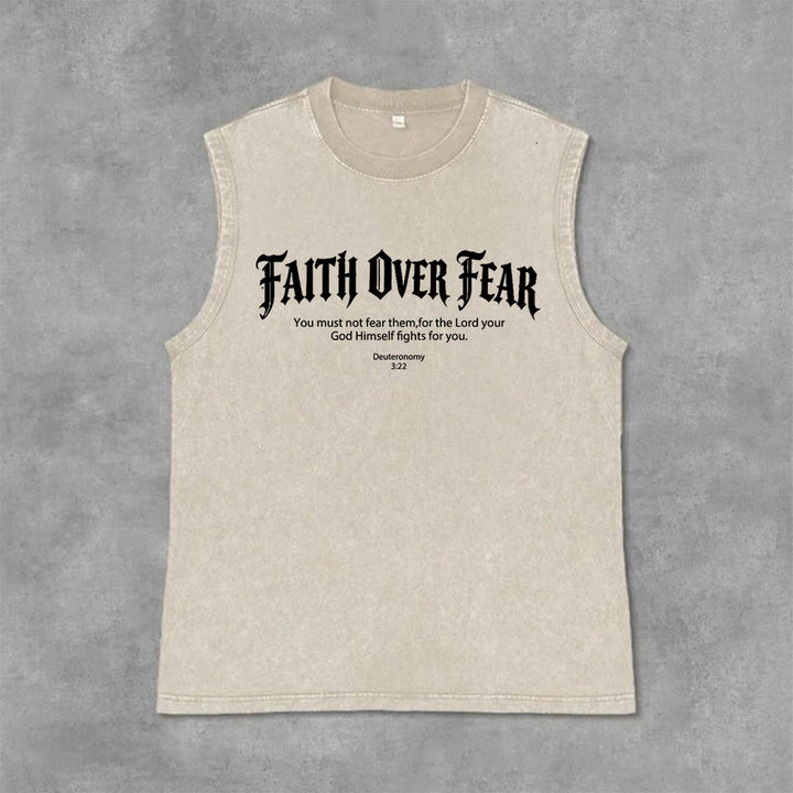 Christianartworkshop Glaube statt Angst Dornenkrone Unisex-Tanktop - image 29