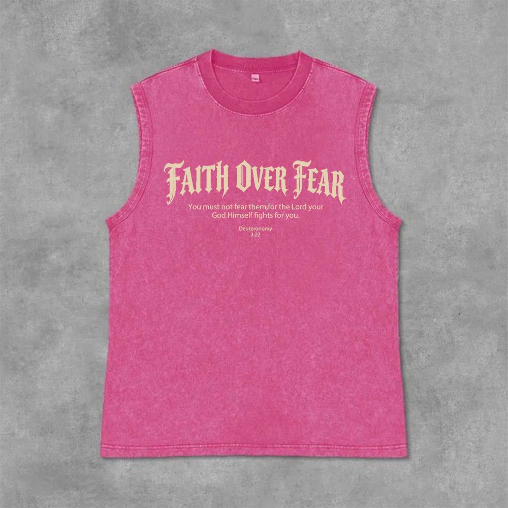 Christianartworkshop Glaube statt Angst Dornenkrone Unisex-Tanktop - image 8