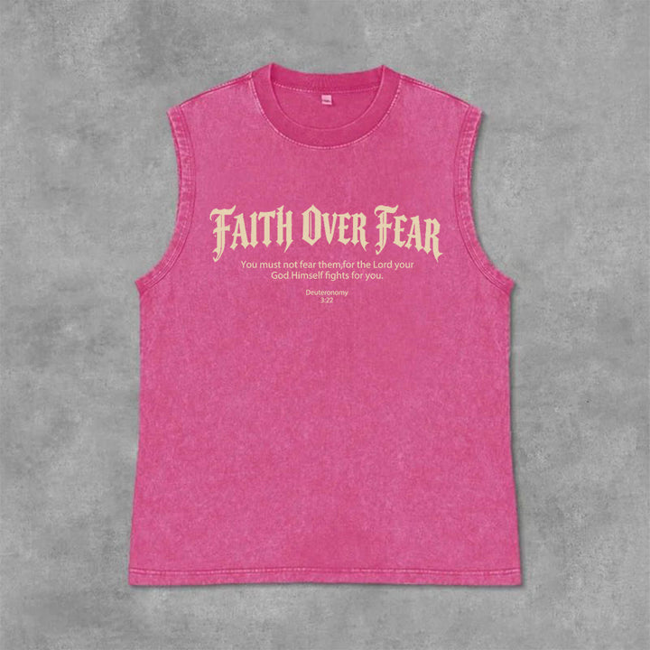 Christianartworkshop Glaube statt Angst Dornenkrone Unisex-Tanktop - image 8