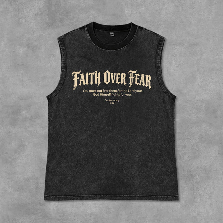 Christianartworkshop Glaube statt Angst Dornenkrone Unisex-Tanktop - image 22