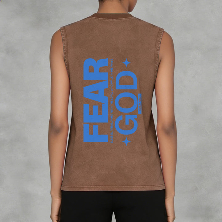 Christianartworkshop Fürchte Gott Psalm 128:1 Unisex-Tanktop (vorgewaschen) - image 11