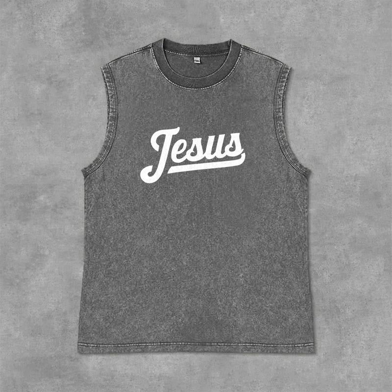 Christianartworkshop Jesus: Dornenkrone Skizze Unisex-Tanktop (gewaschen) - image 22