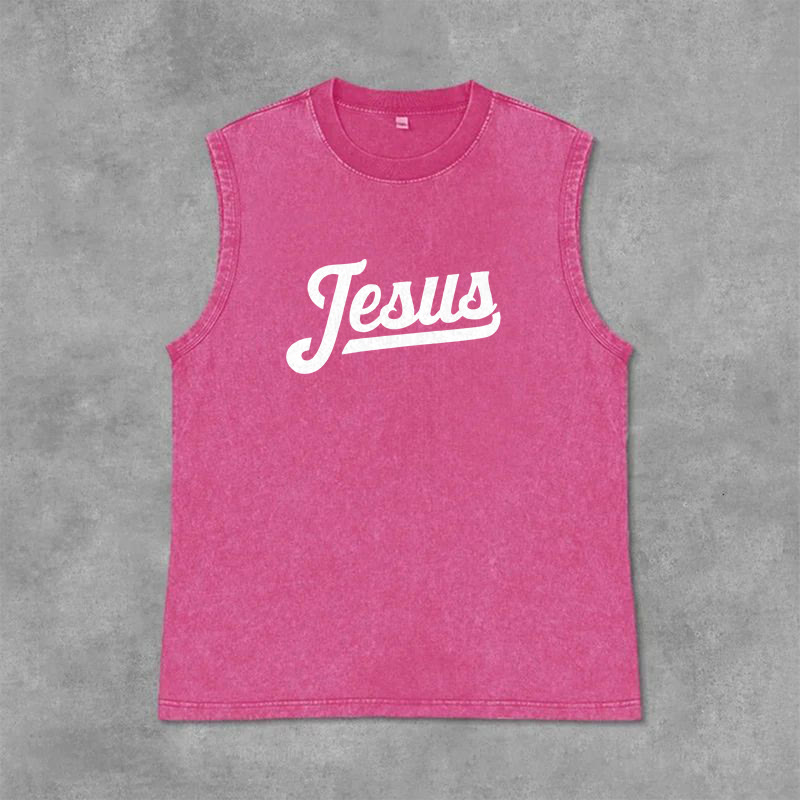 Christianartworkshop Jesus: Dornenkrone Skizze Unisex-Tanktop (gewaschen) - image 15