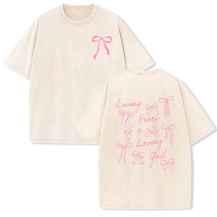 Christianartworkshop Lebender Beweis eines liebenden Gottes Unisex-T-Shirt (vorgewaschen) - Beige - 4XL - image 2