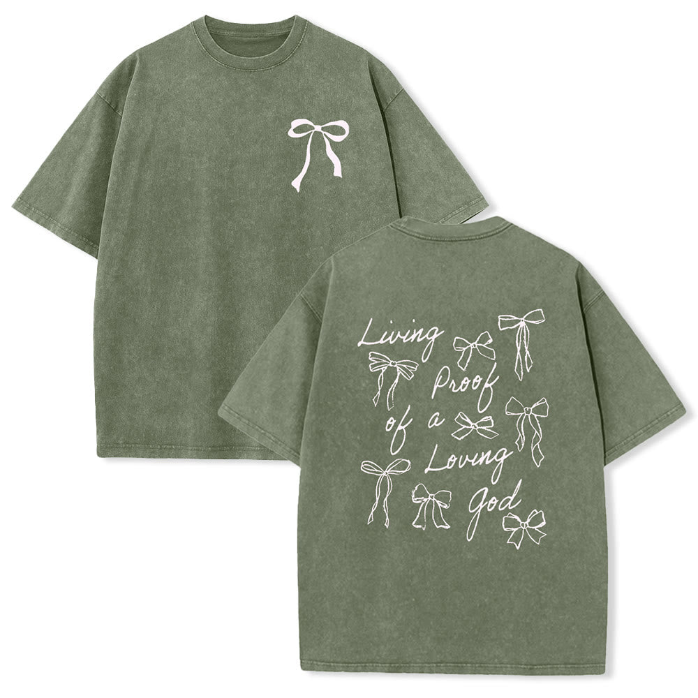 Christianartworkshop Lebender Beweis eines liebenden Gottes Unisex-T-Shirt (vorgewaschen) - Armeegrün - 4XL - image 20