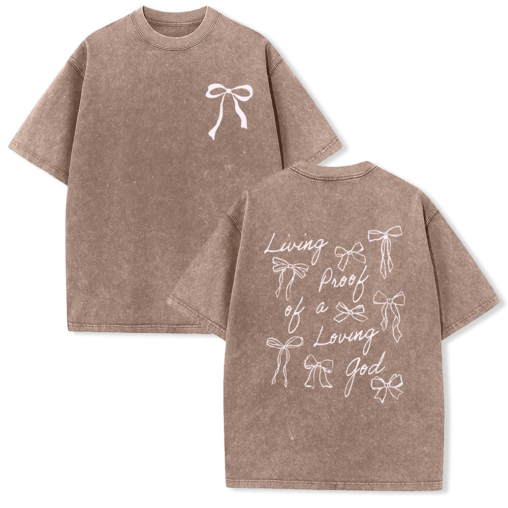 Christianartworkshop Lebender Beweis eines liebenden Gottes Unisex-T-Shirt (vorgewaschen) - Khaki - 4XL - image 17