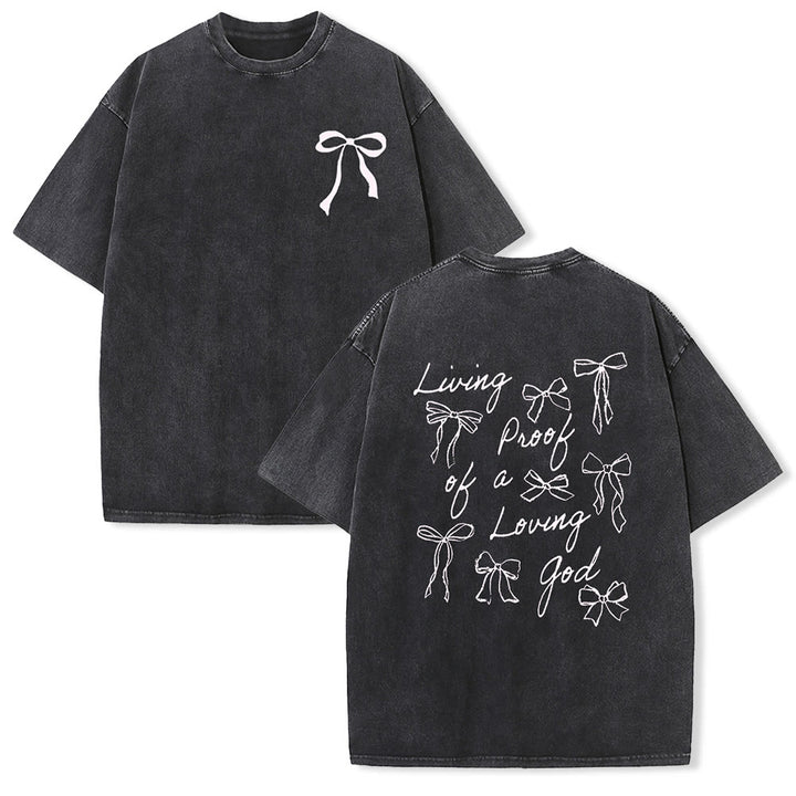 Christianartworkshop Lebender Beweis eines liebenden Gottes Unisex-T-Shirt (vorgewaschen) - Schwarz - 4XL - image 5