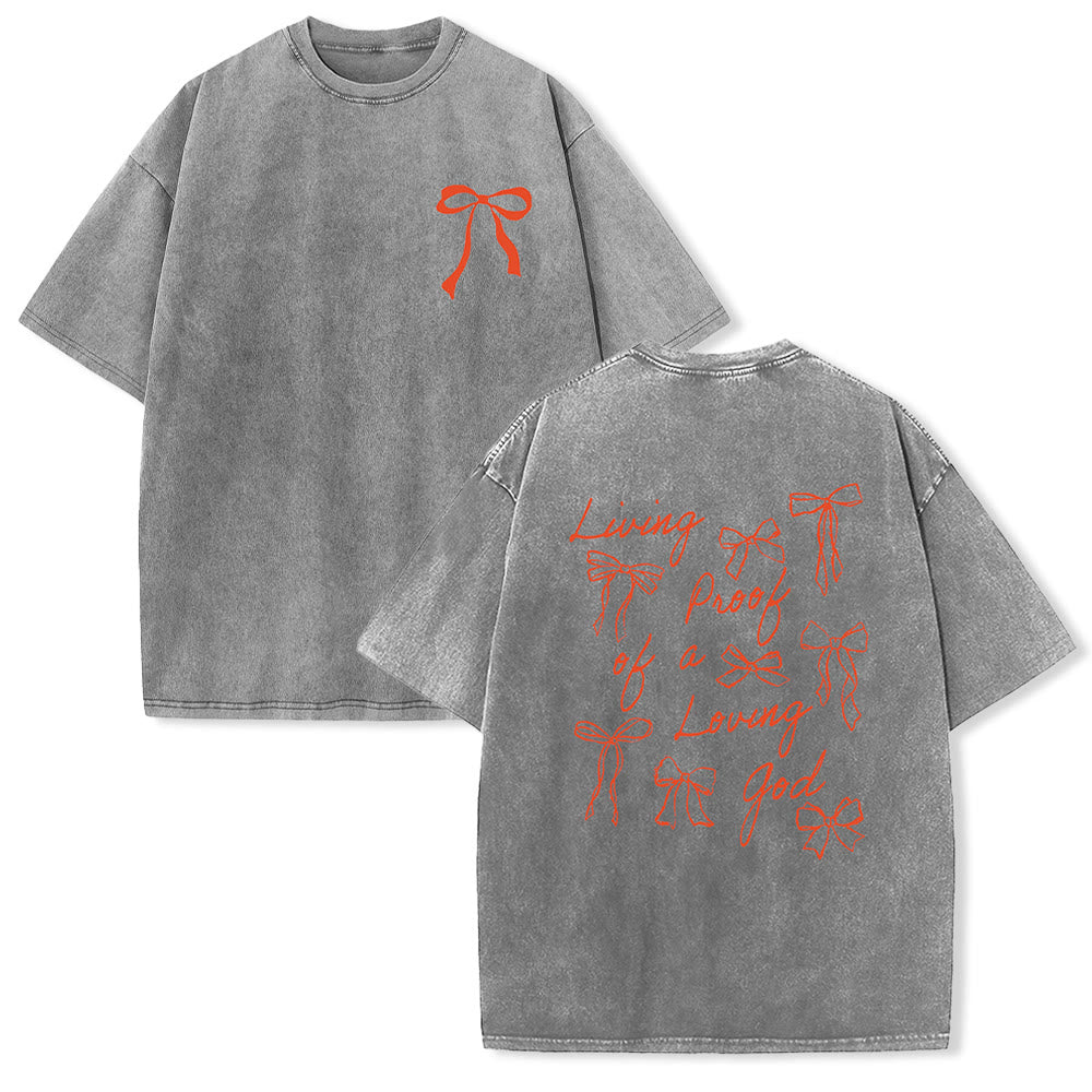 Christianartworkshop Lebender Beweis eines liebenden Gottes Unisex-T-Shirt (vorgewaschen) - Grau - 4XL - image 23