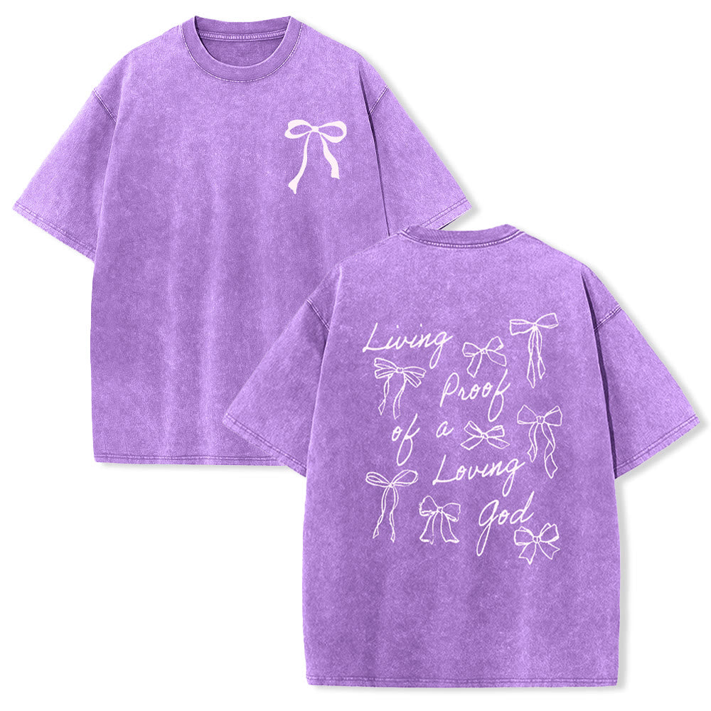 Christianartworkshop Lebender Beweis eines liebenden Gottes Unisex-T-Shirt (vorgewaschen) - Lila - 4XL - image 14