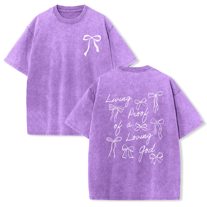 Christianartworkshop Lebender Beweis eines liebenden Gottes Unisex-T-Shirt (vorgewaschen) - Lila - 4XL - image 14