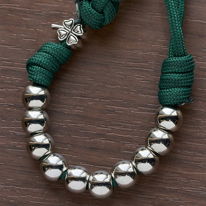 Christianartworkshop Irischer Segensrosenkranz aus Paracord mit keltischem Kruzifix - image 6