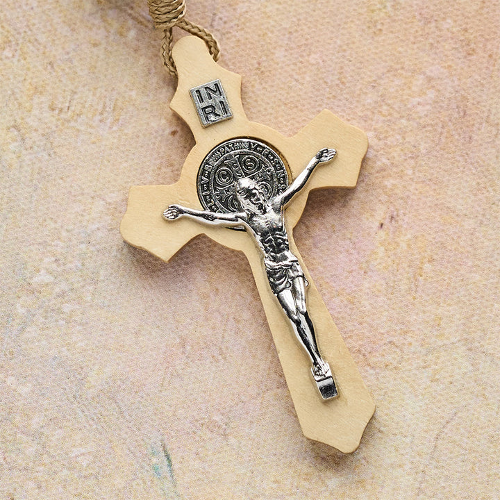 Christianartworkshop Irischer Rosenkranz aus Holz im Taschenformat – Geschenk zum St. Patrick's Day - image 6