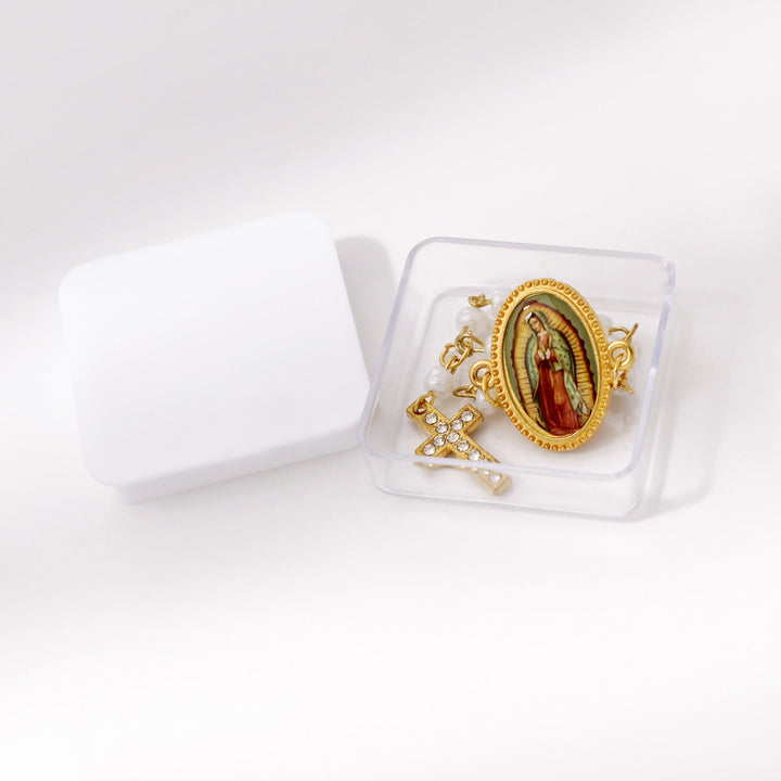 Christianartworkshop Mini-Rosenkranzbrosche Unserer Lieben Frau von Guadalupe: Ein Symbol mütterlichen Schutzes - image 3