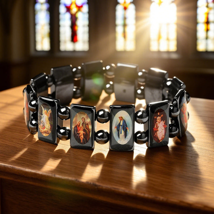 Christianartworkshop Heiliges Ikonen-Hämatit-Armband: Ein Symbol zeitloser Hingabe - image 3