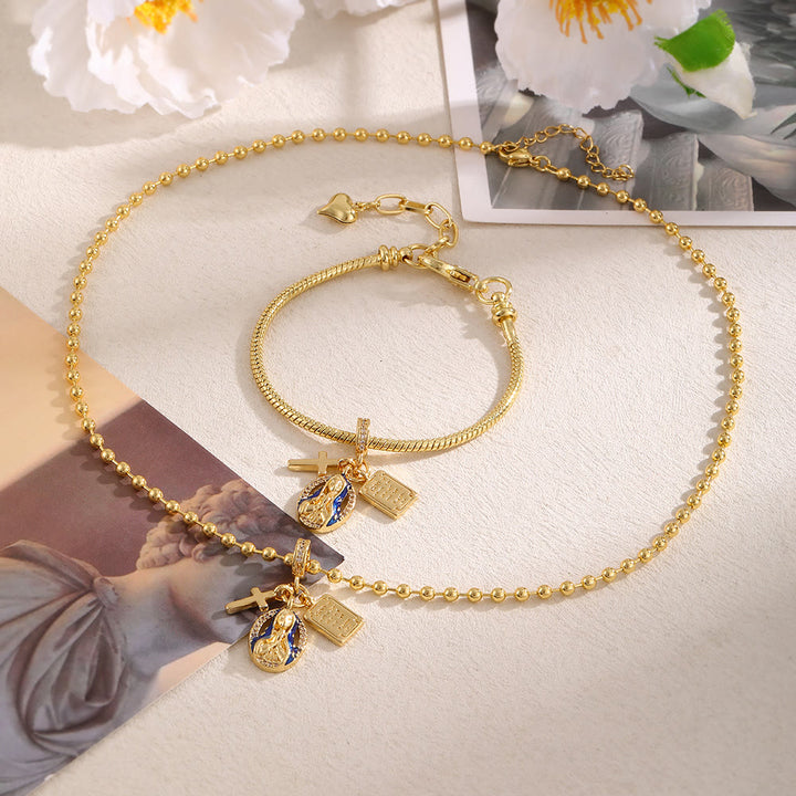 Christianartworkshop Schmuckset „Unsere Liebe Frau von der Gnade“: Ein Symbol zeitloser Hingabe - image 2