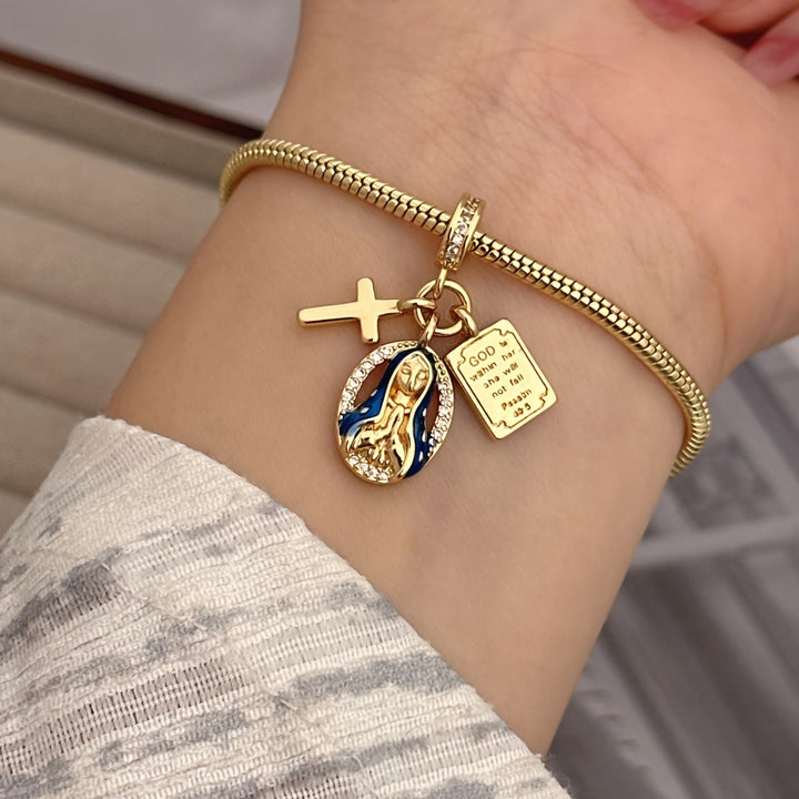 Christianartworkshop Schmuckset „Unsere Liebe Frau von der Gnade“: Ein Symbol zeitloser Hingabe - Armband - image 7