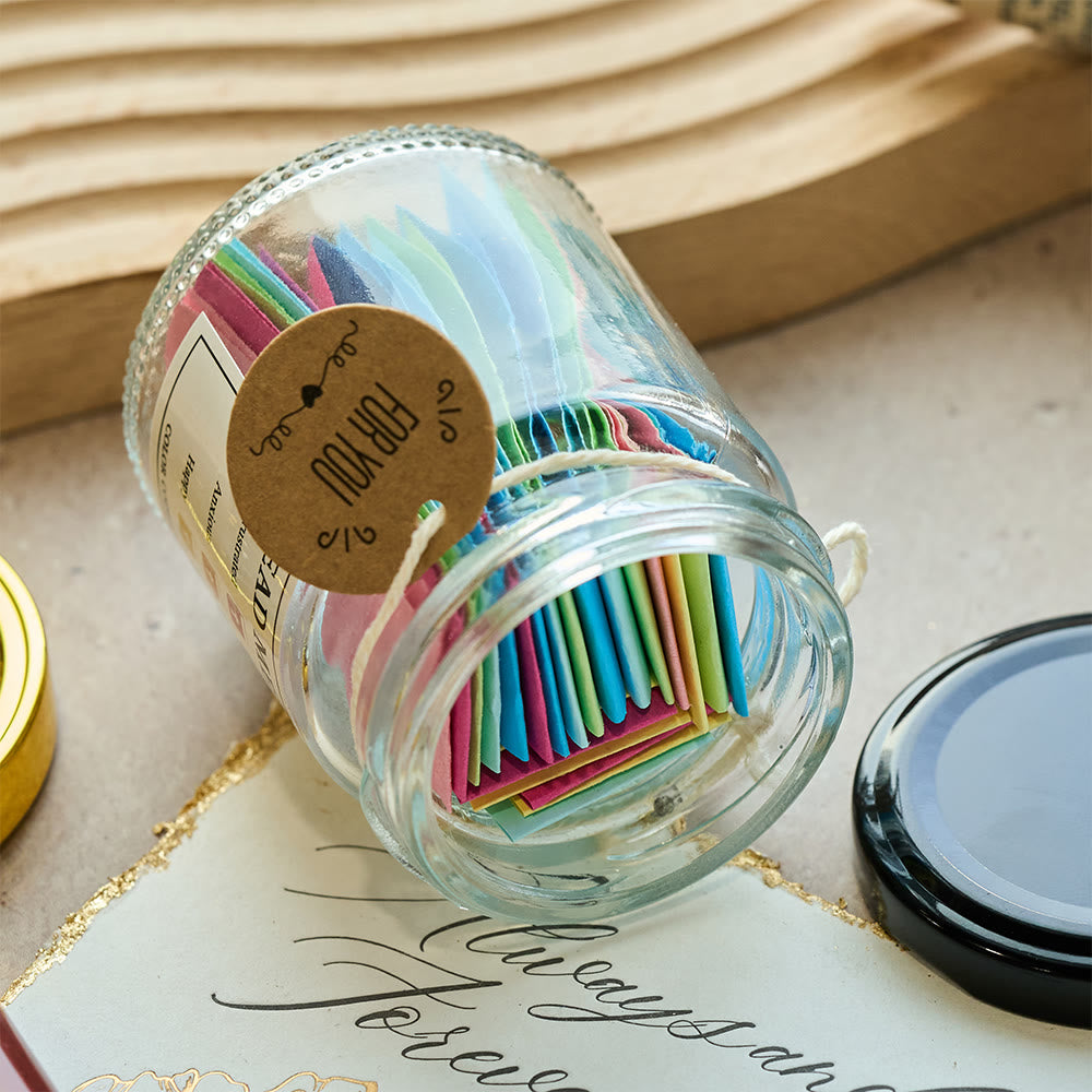 Christianartworkshop Farbcodiertes Einmachglas mit Bibelversen, Korkdeckel und Geschenkbox: Eine greifbare Erinnerung an die Heilige Schrift - image 23