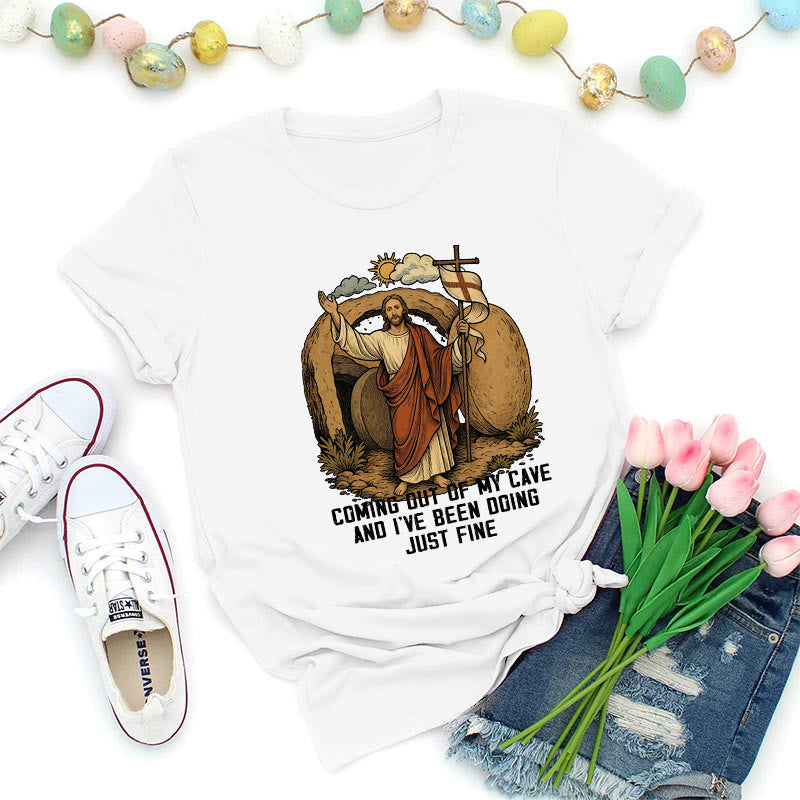Christianartworkshop Premium-T-Shirt „Auferstehungshöhle Christus“ - Weiß - 2XL - image 8
