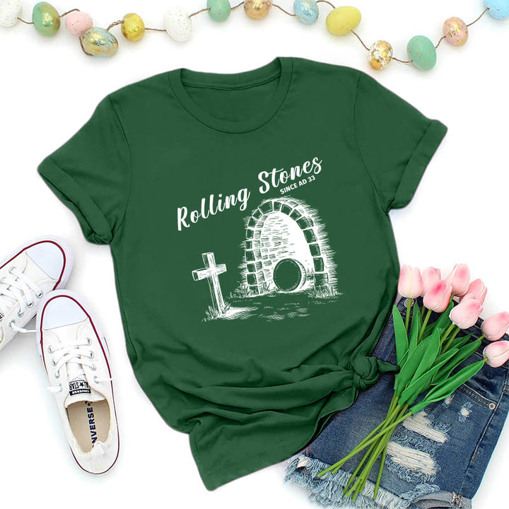 Christianartworkshop Rolling Stones Resurrection Premium T-Shirt - Dunkelgrün - 2XL - image 5