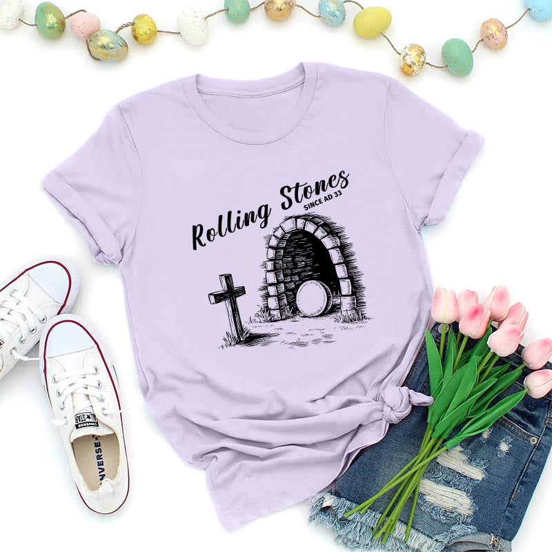 Christianartworkshop Rolling Stones Resurrection Premium T-Shirt - Lila - 2XL - image 6