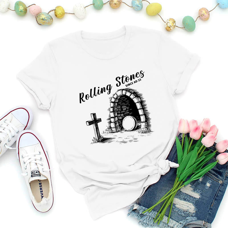 Christianartworkshop Rolling Stones Resurrection Premium T-Shirt - Weiß - 2XL - image 3