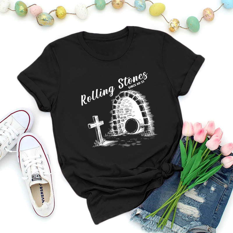 Christianartworkshop Rolling Stones Resurrection Premium T-Shirt - Schwarz - 2XL - image 4