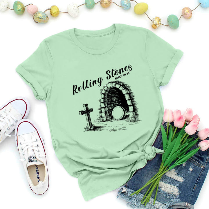 Christianartworkshop Rolling Stones Resurrection Premium T-Shirt - Hellgrün - 2XL - image 7