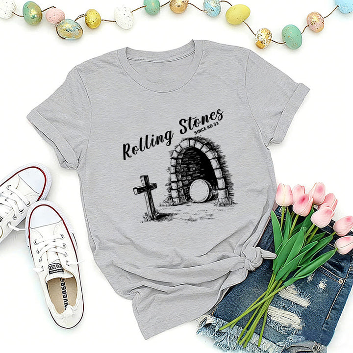 Christianartworkshop Rolling Stones Resurrection Premium T-Shirt - Grau - 2XL - image 2