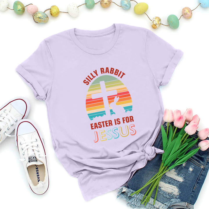 Christianartworkshop Ostern ist für Jesus Retro Premium T-Shirt - Lila - 2XL - image 3