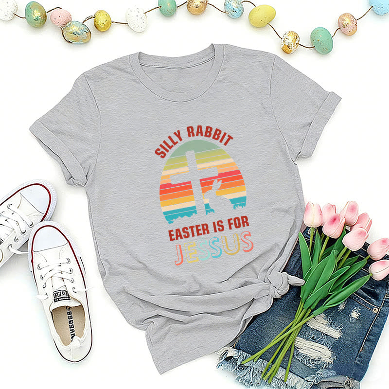 Christianartworkshop Ostern ist für Jesus Retro Premium T-Shirt - Grau - 2XL - image 8