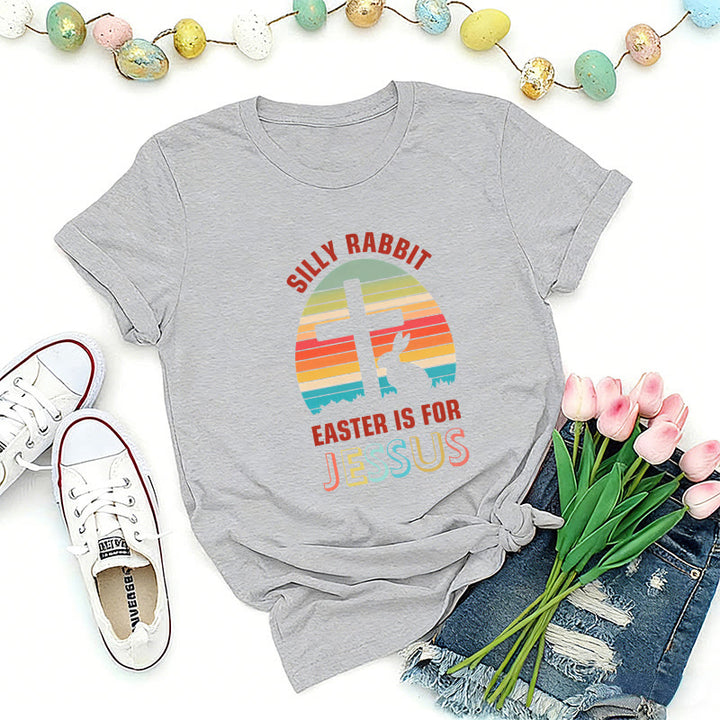 Christianartworkshop Ostern ist für Jesus Retro Premium T-Shirt - Grau - 2XL - image 8