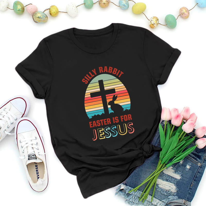 Christianartworkshop Ostern ist für Jesus Retro Premium T-Shirt - Schwarz - 2XL - image 1