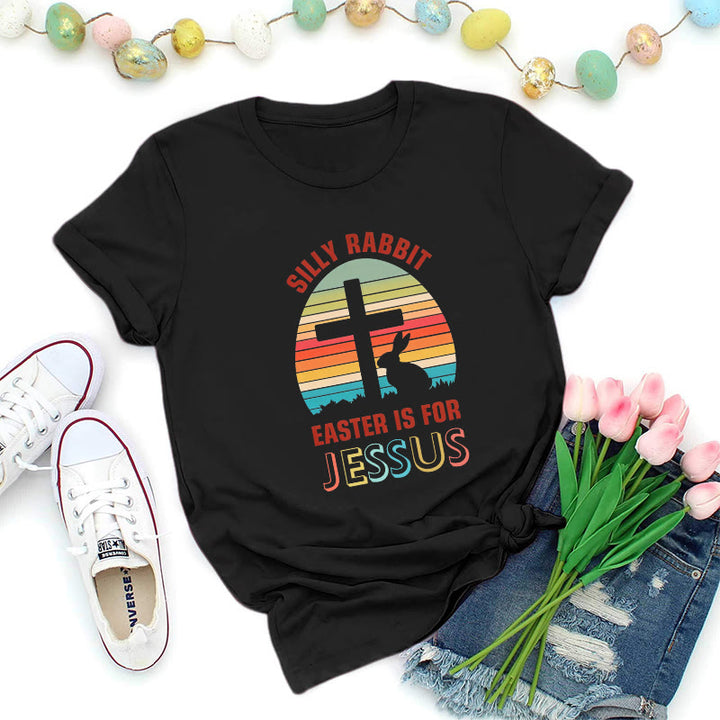 Christianartworkshop Ostern ist für Jesus Retro Premium T-Shirt - Schwarz - 2XL - image 1